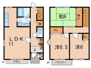 ヴィラドゥバンブ－Ａ・Ｂ棟の物件間取画像